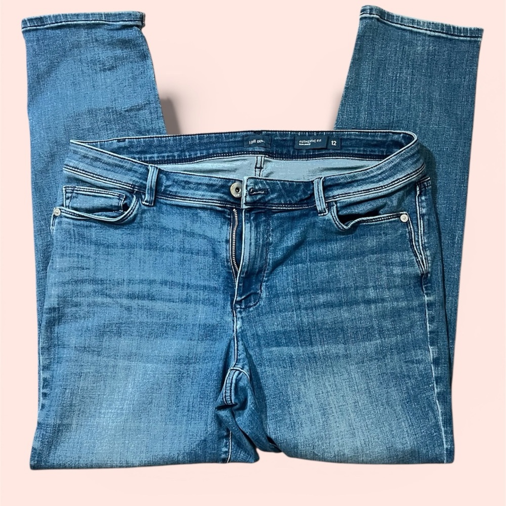 J. Jill Women's Straight Leg Blue Jeans